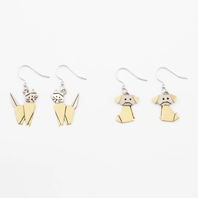 Origami Pet Earrings