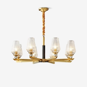 Orrefors Brass Chandelier chandelier,ceiling light,decorative lighting
