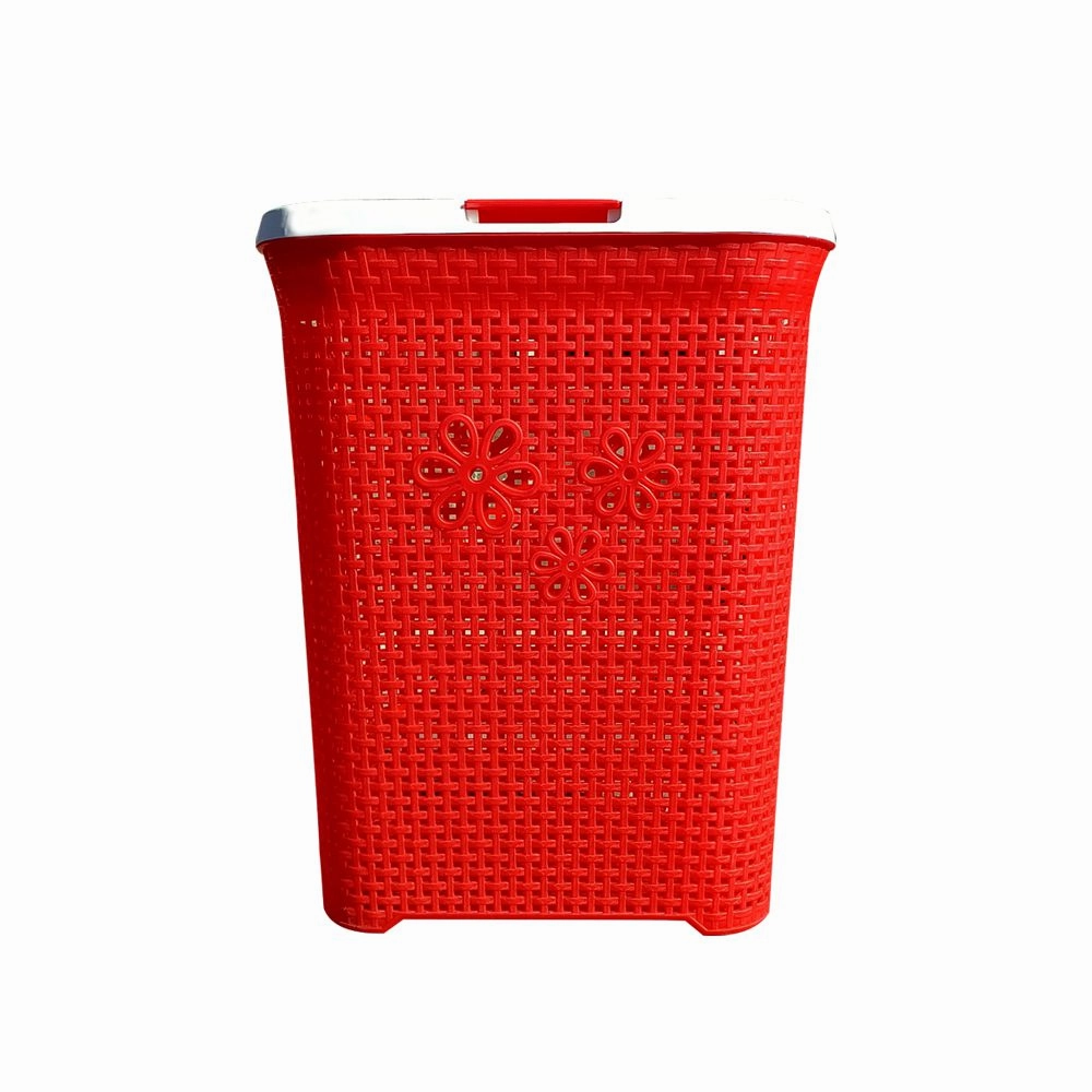 Otima 50L Daisy Plastic Laundry Linen Basket