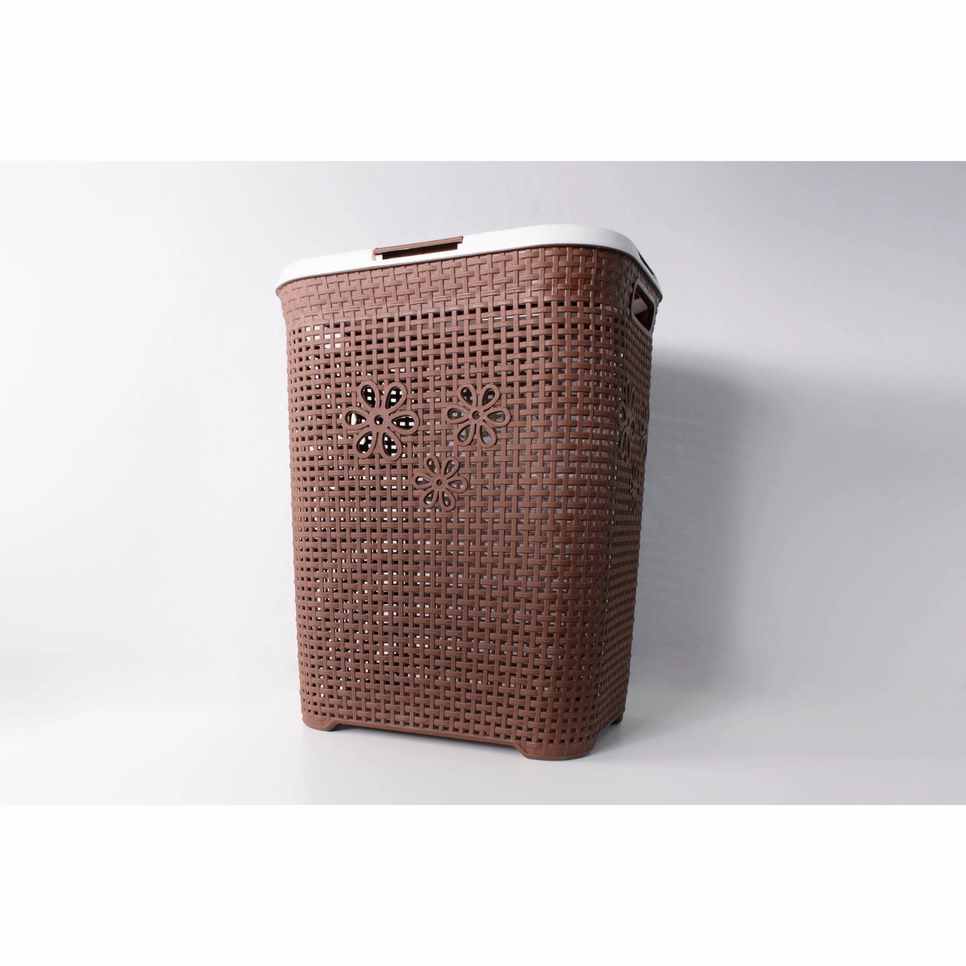Otima 50L Daisy Plastic Laundry Linen Basket