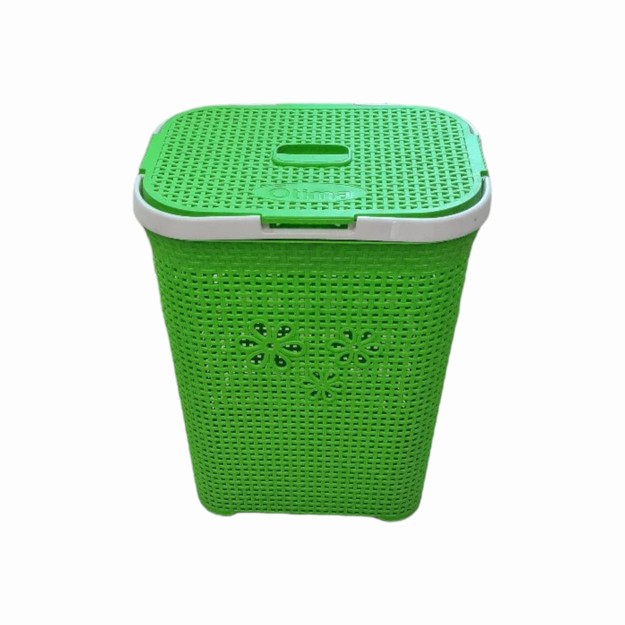 Otima 50L Daisy Plastic Laundry Linen Basket