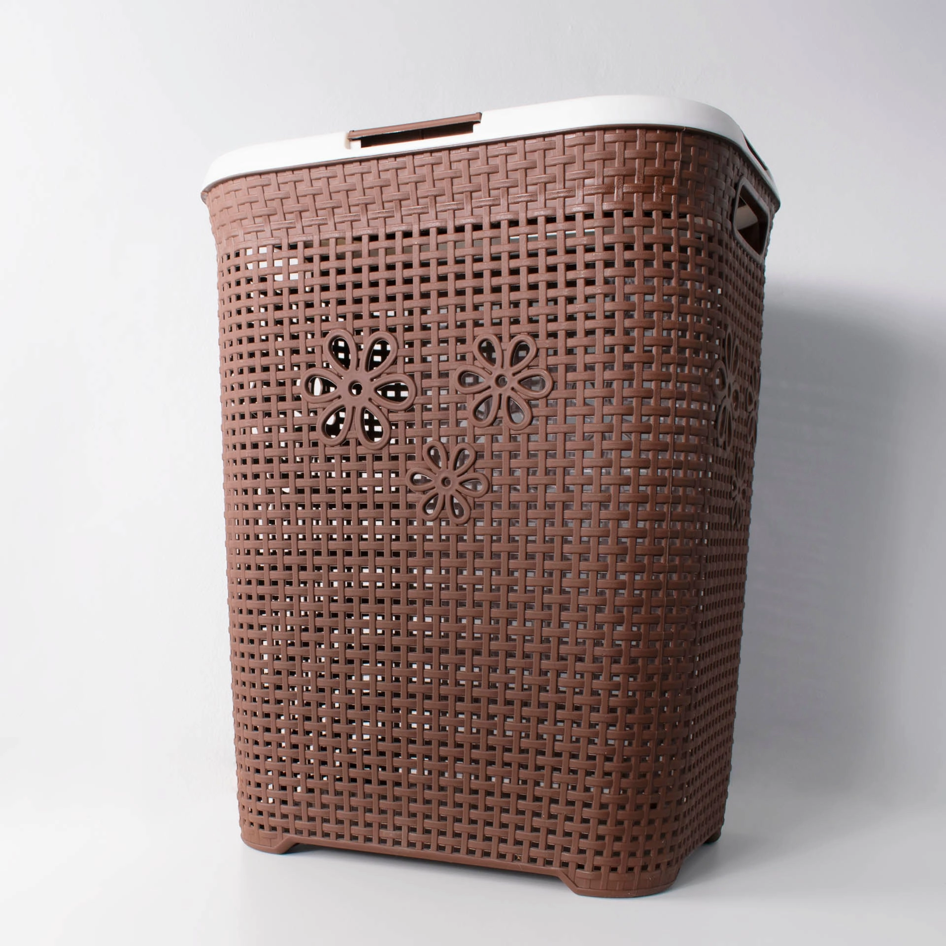 Otima 50L Daisy Plastic Laundry Linen Basket