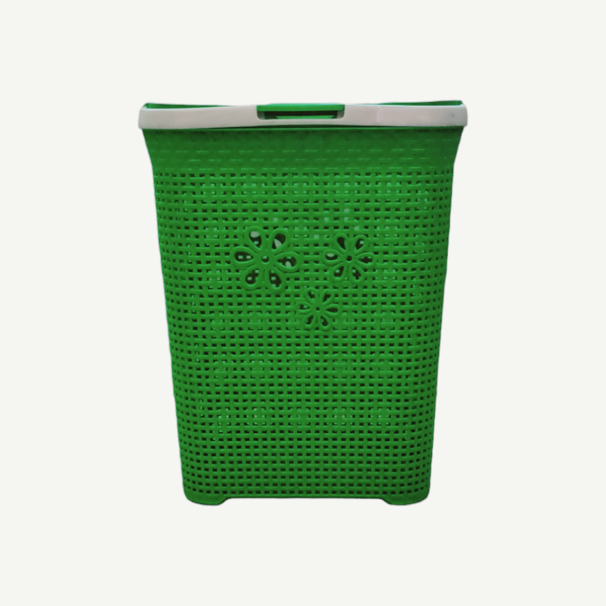 Otima 50L Daisy Plastic Laundry Linen Basket