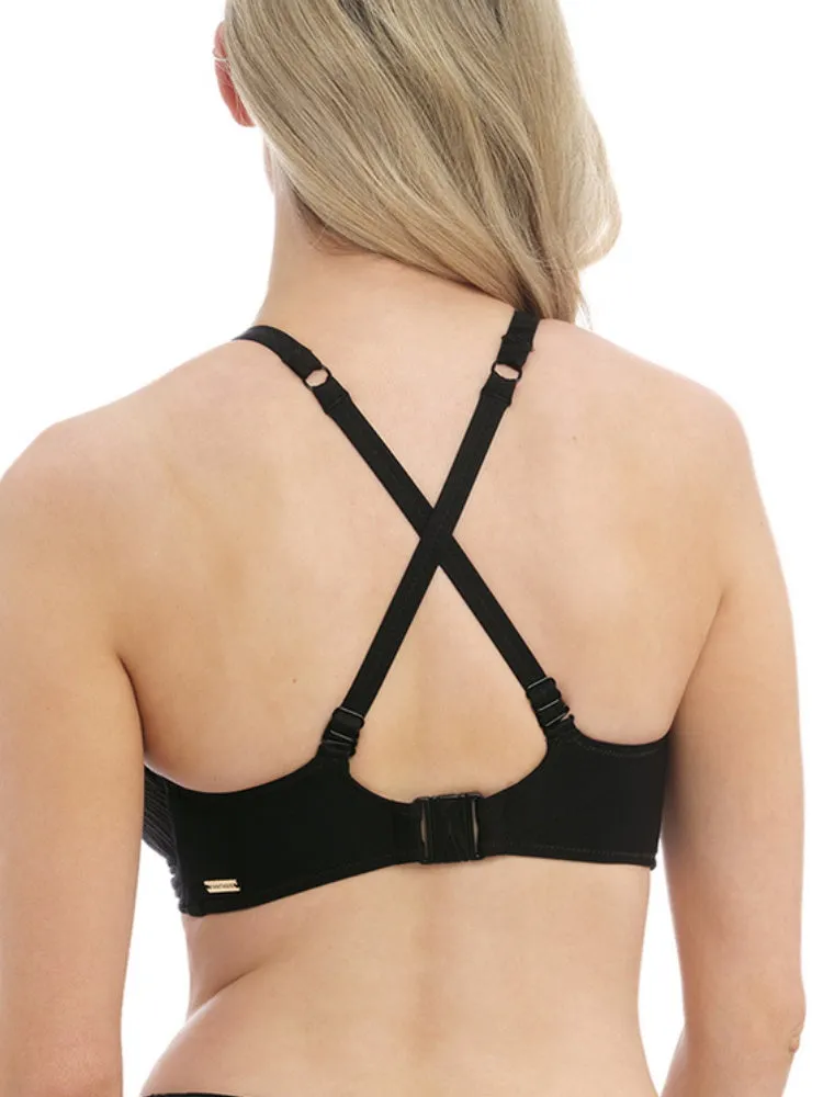 Ottawa Plunge Bikini Top - Black