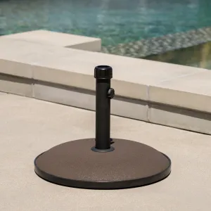Outdoor 33 lbs Circular Concrete Umbrella Base - NH923932 patio chairs, outdoor seating