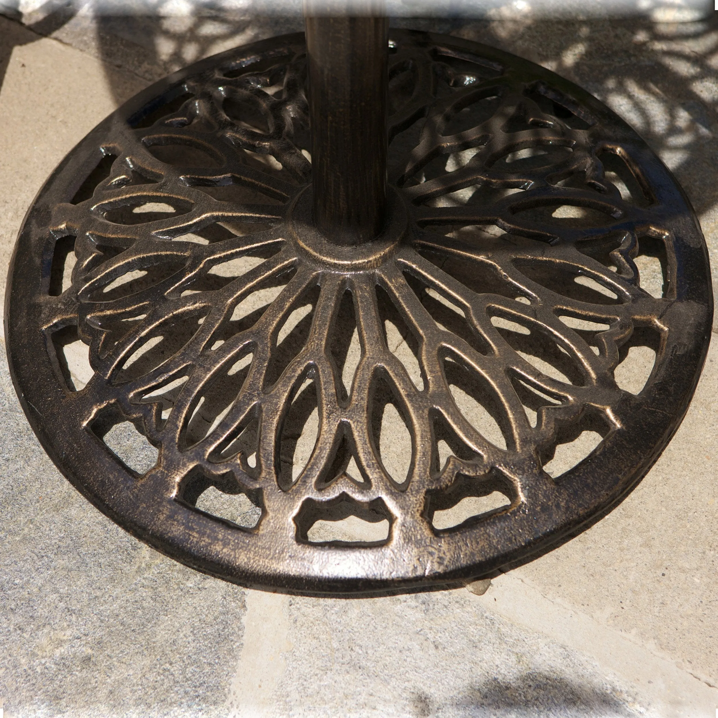 Outdoor 3pc Copper Cast Aluminum Bistro Set - NH015022