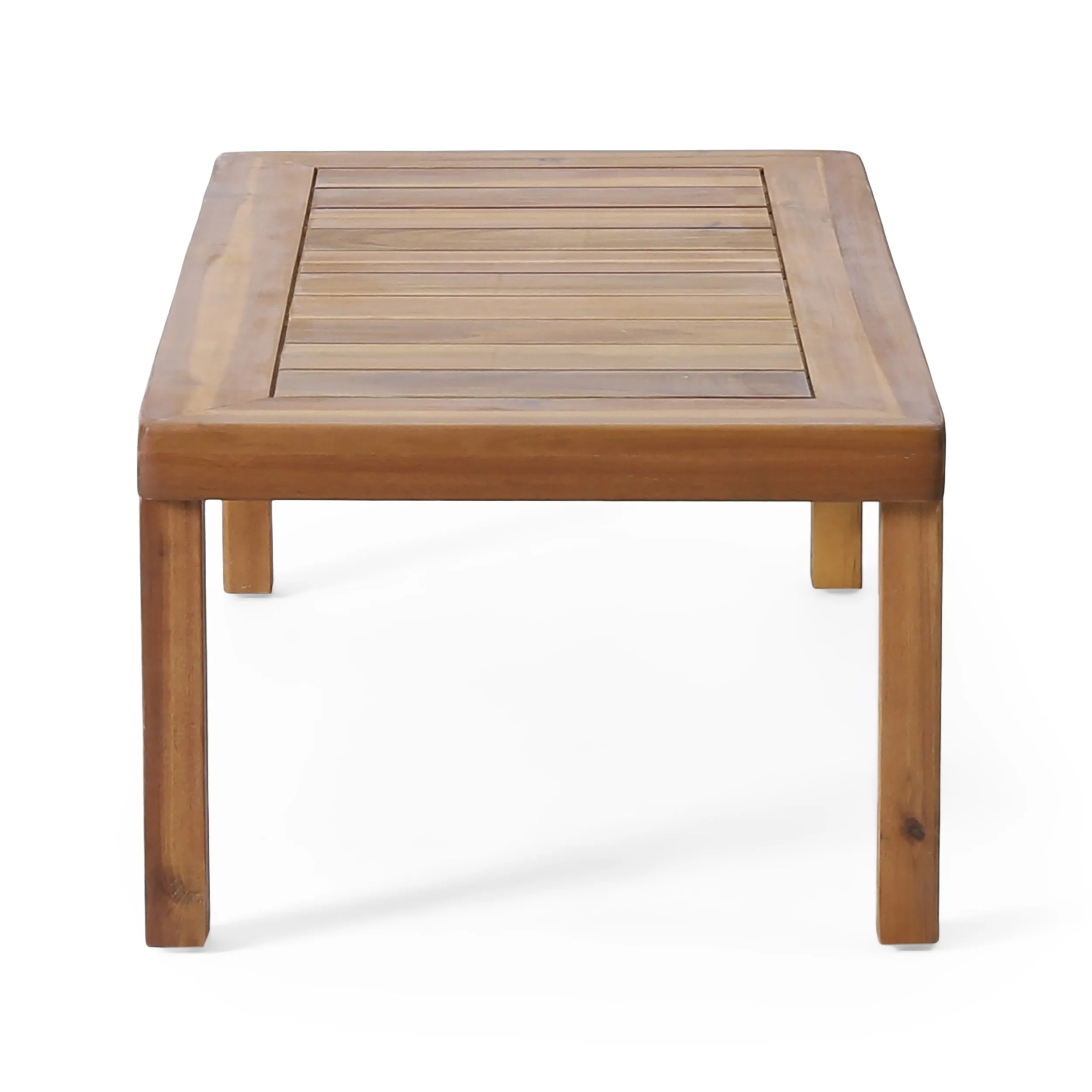 Outdoor Acacia Wood 4 Seater Chat Set with Cushions - NH150413