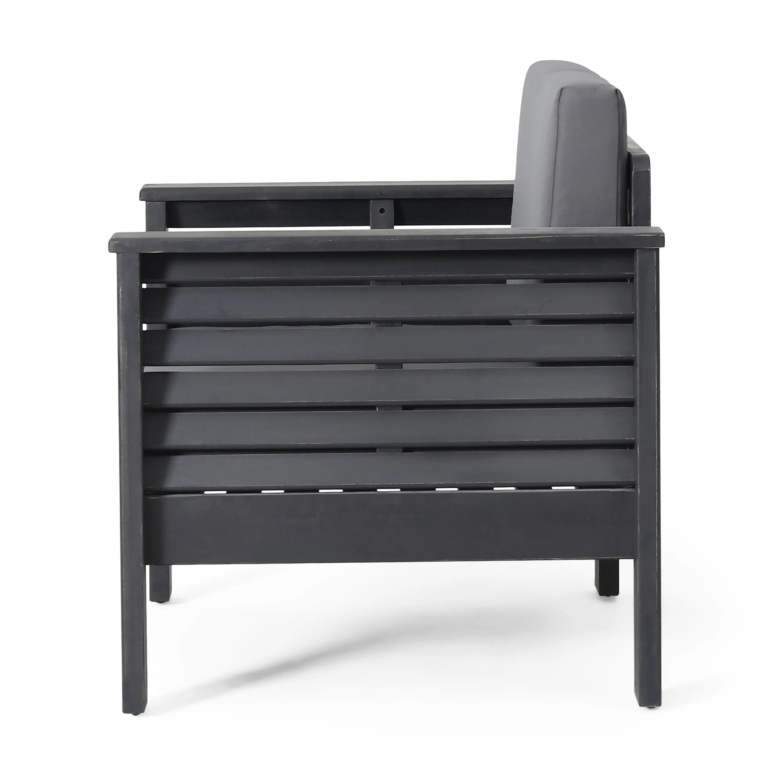 Outdoor Acacia Wood 4 Seater Chat Set with Cushions - NH150413