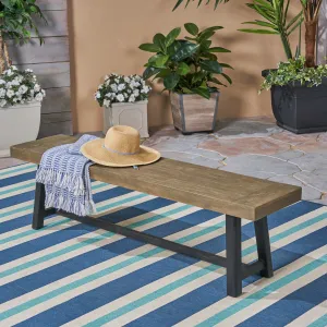 Outdoor Acacia Wood Bench - NH730603 patio chairs, outdoor seating