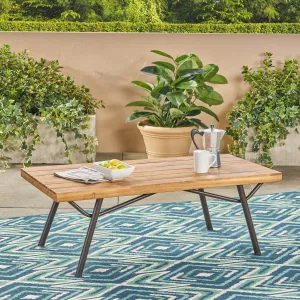 Outdoor Acacia Wood Coffee Table, Teak - NH770503 patio chairs, outdoor seating