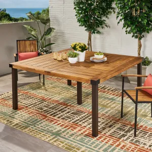 Outdoor Acacia Wood Dining Table - NH410013 patio chairs, outdoor seating