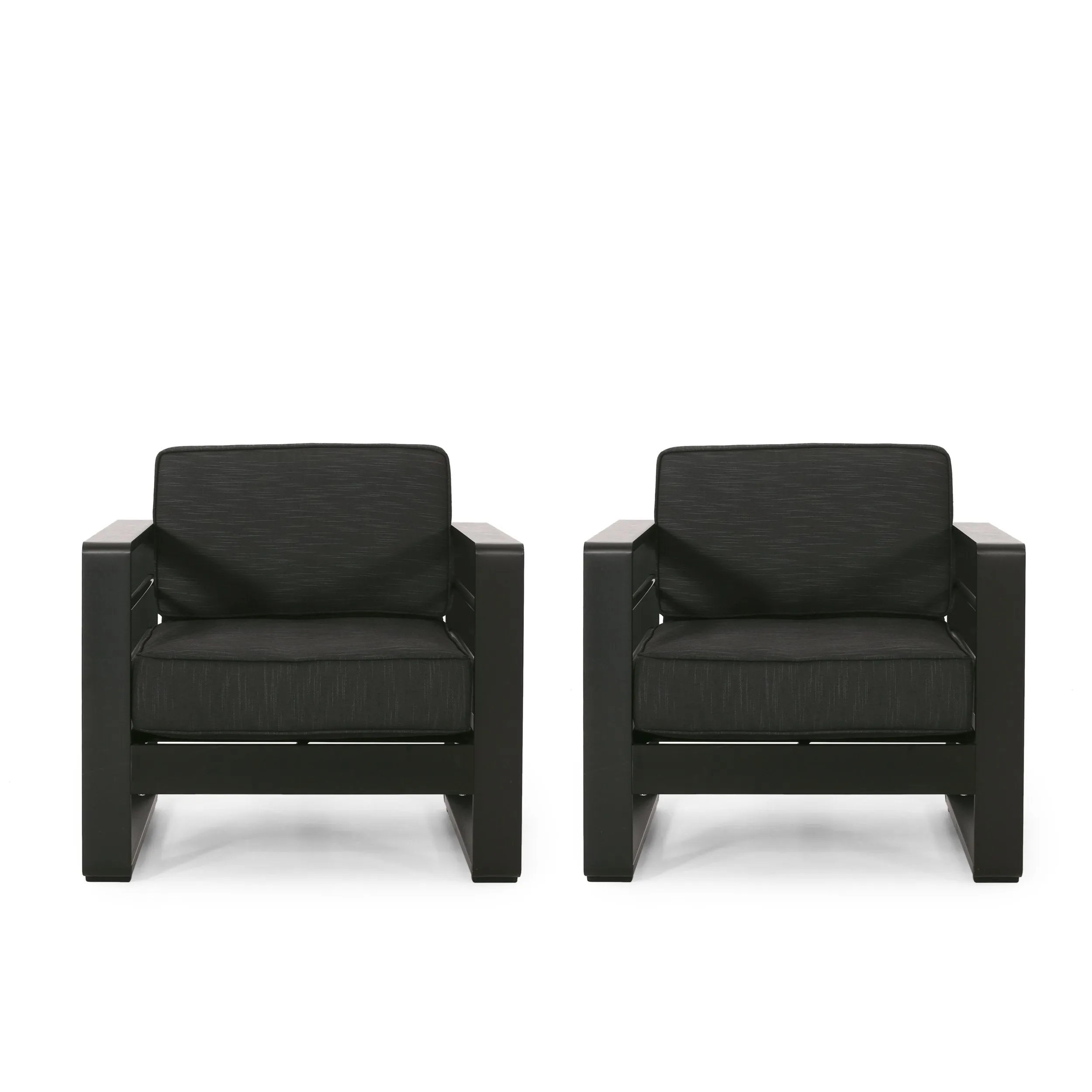 Outdoor Aluminum Club Chairs (Set of 2) - NH285313 patio chairs, outdoor seating