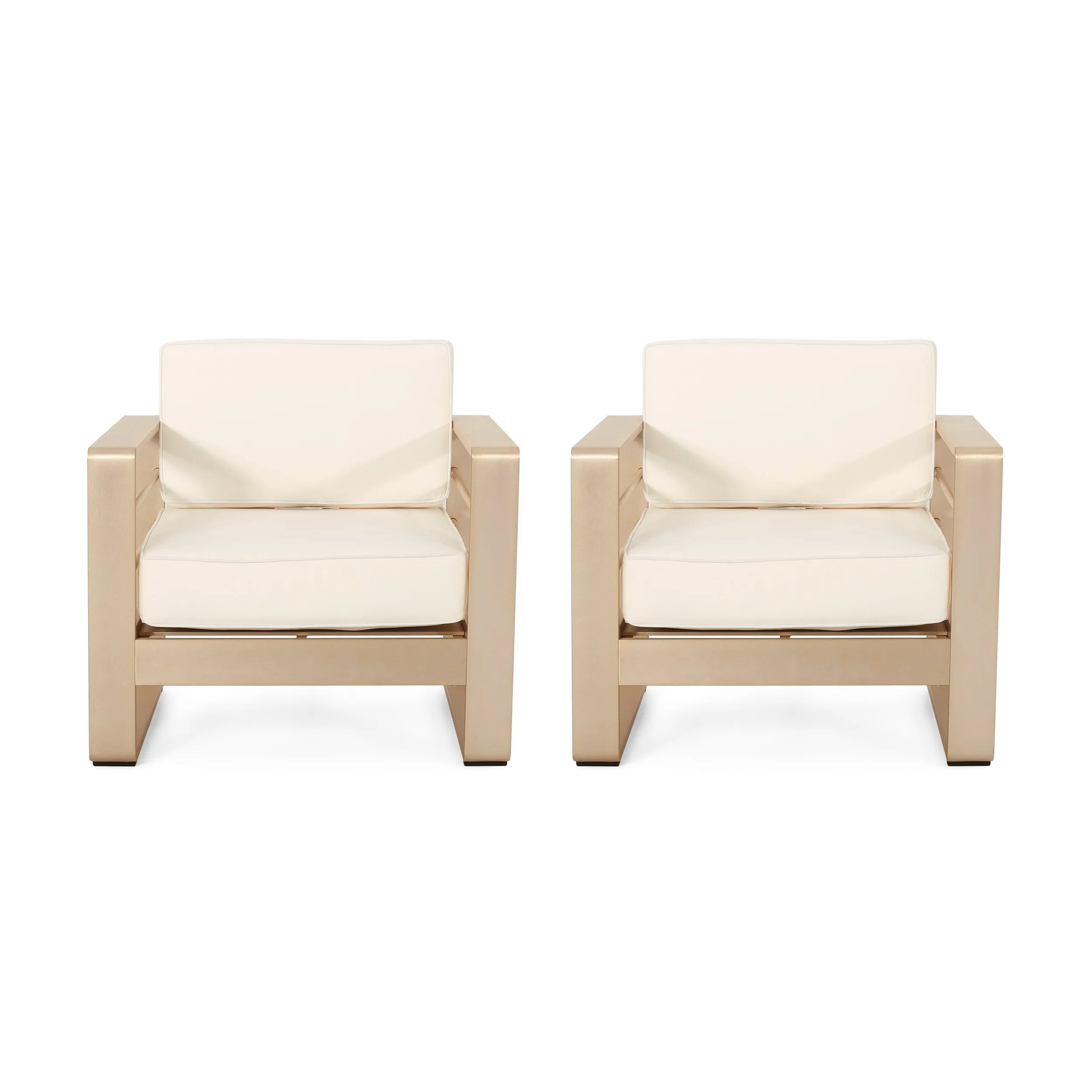 Outdoor Aluminum Club Chairs (Set of 2) - NH285313