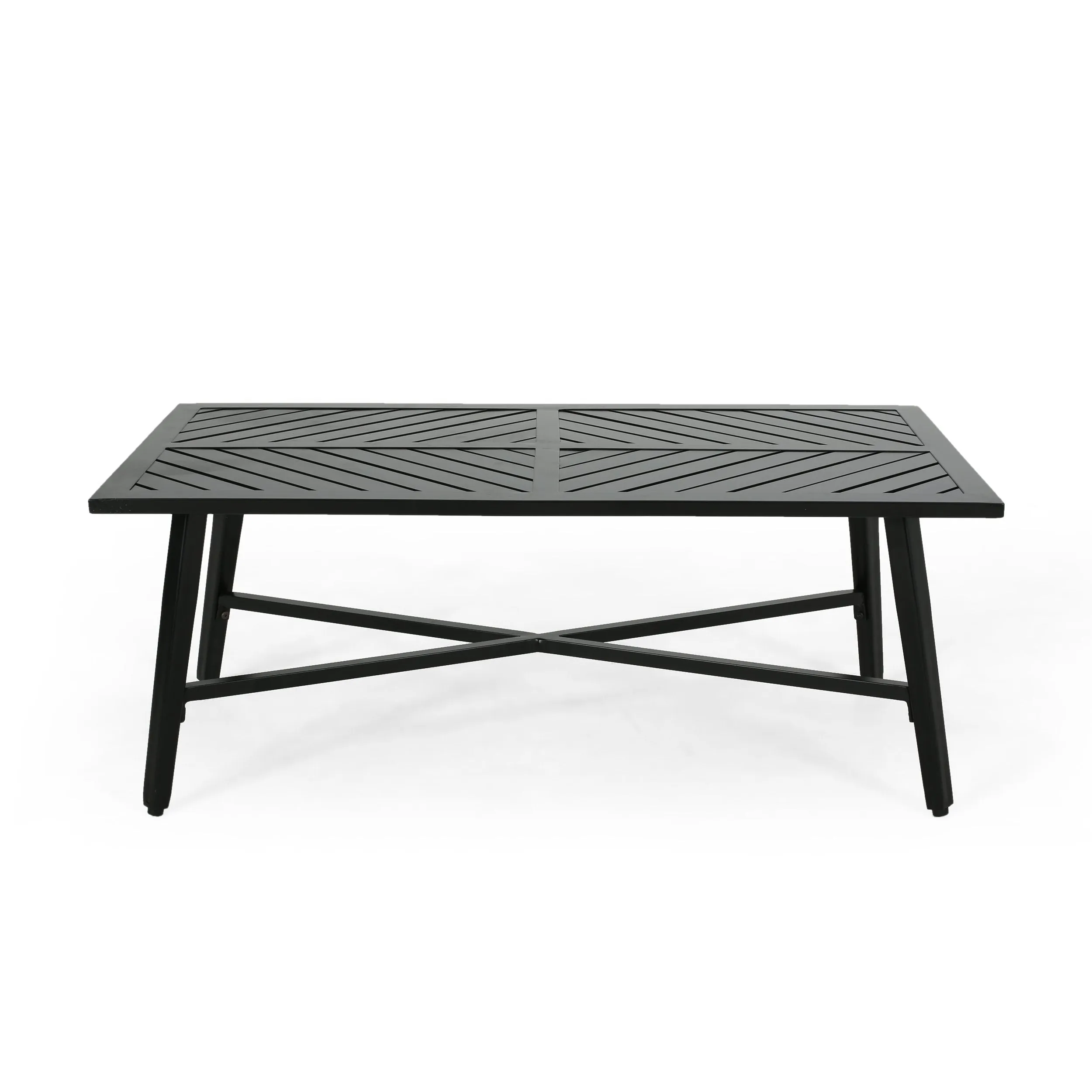 Outdoor Aluminum Loveseat and Coffee Table Set - NH153803