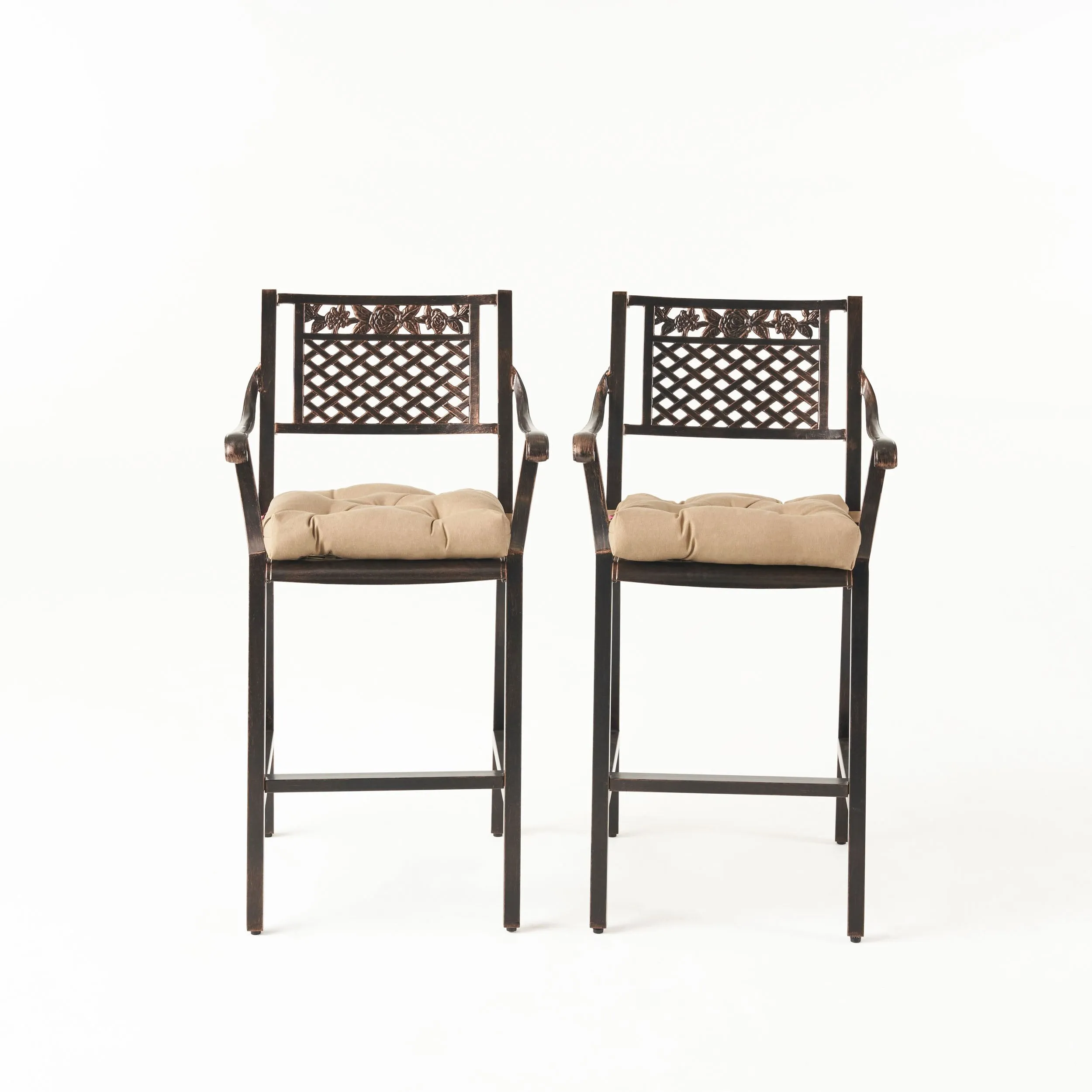 Outdoor Barstool with Cushion (Set of 2) - NH131013