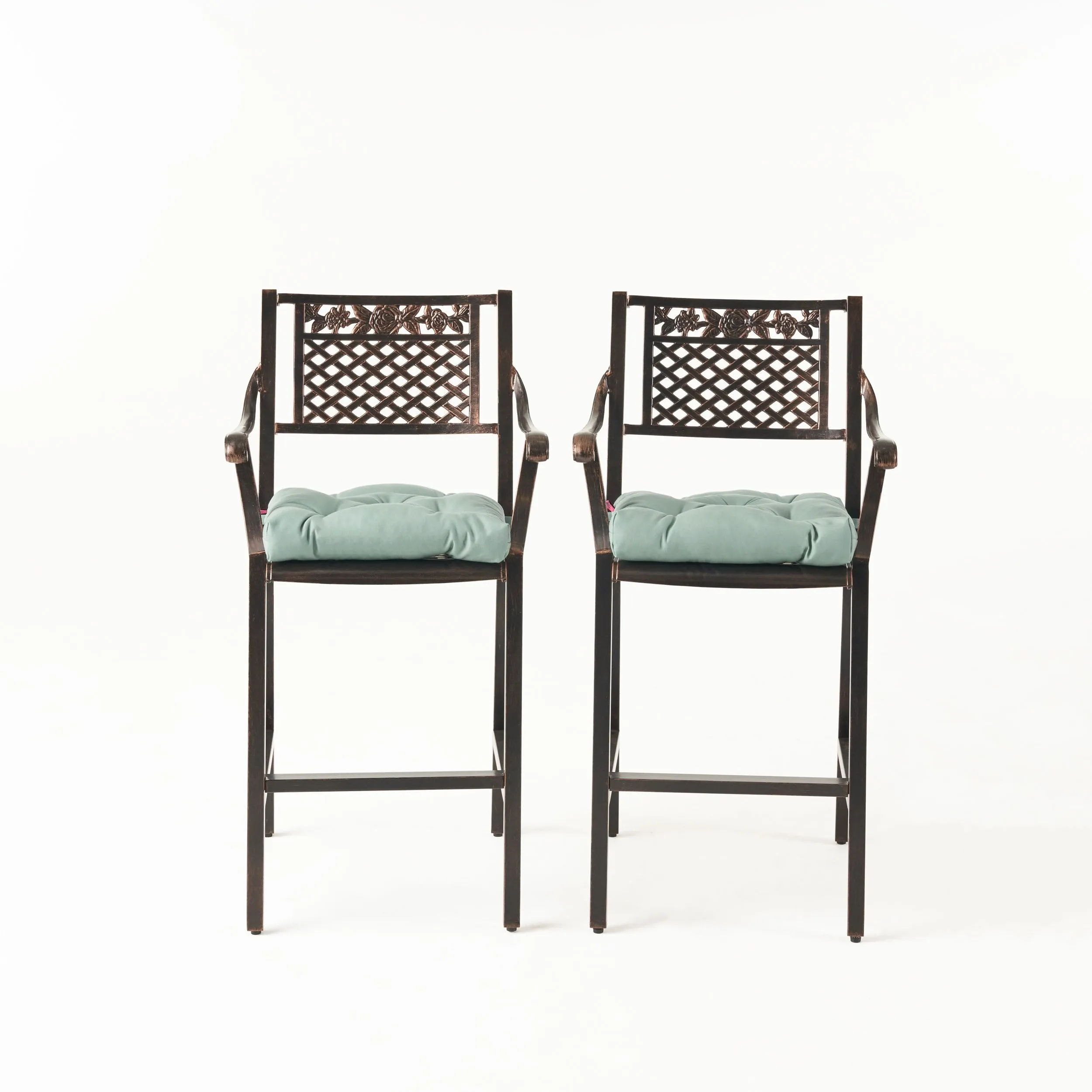 Outdoor Barstool with Cushion (Set of 2) - NH131013