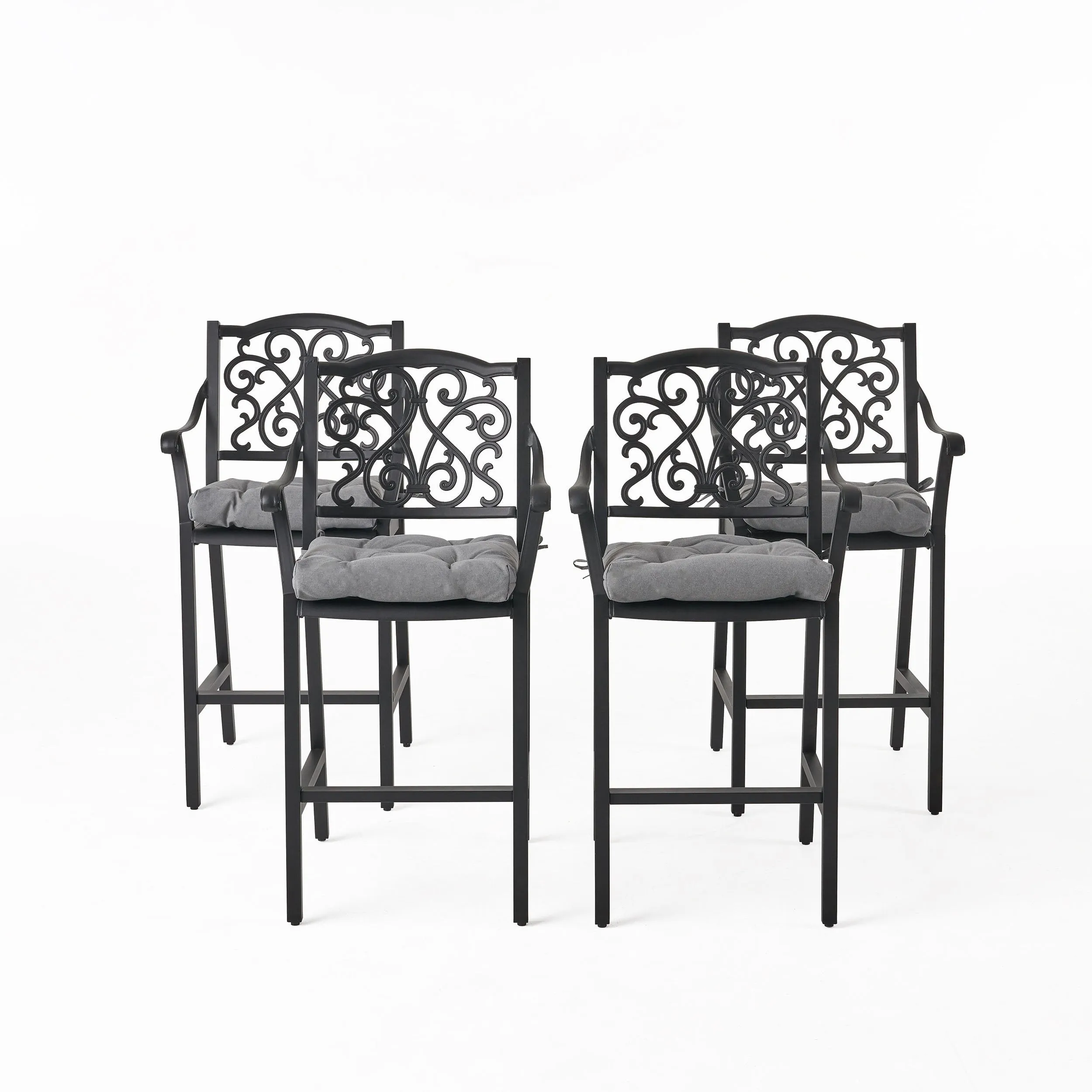 Outdoor Barstool with Cushion (Set of 4) - NH091013