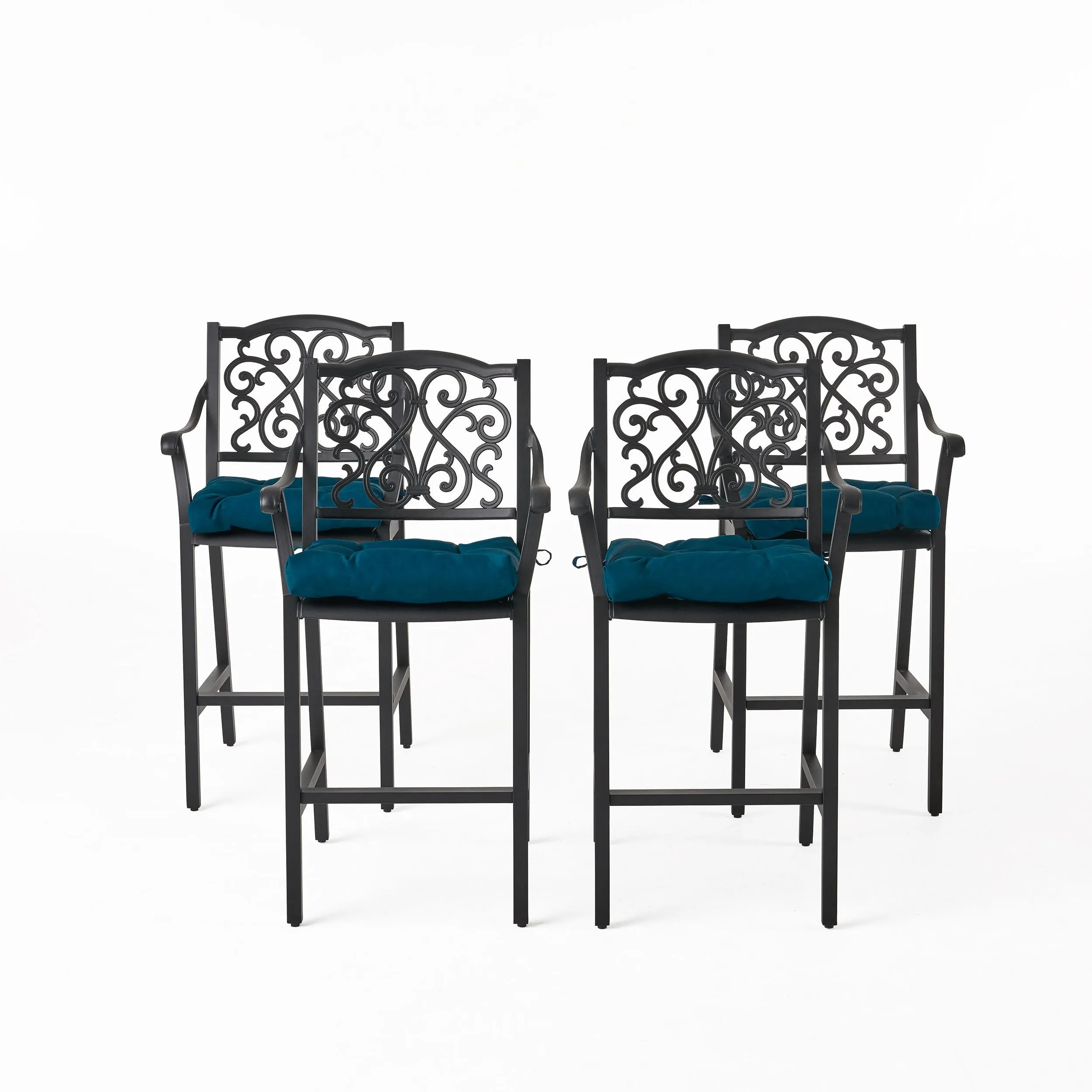 Outdoor Barstool with Cushion (Set of 4) - NH091013