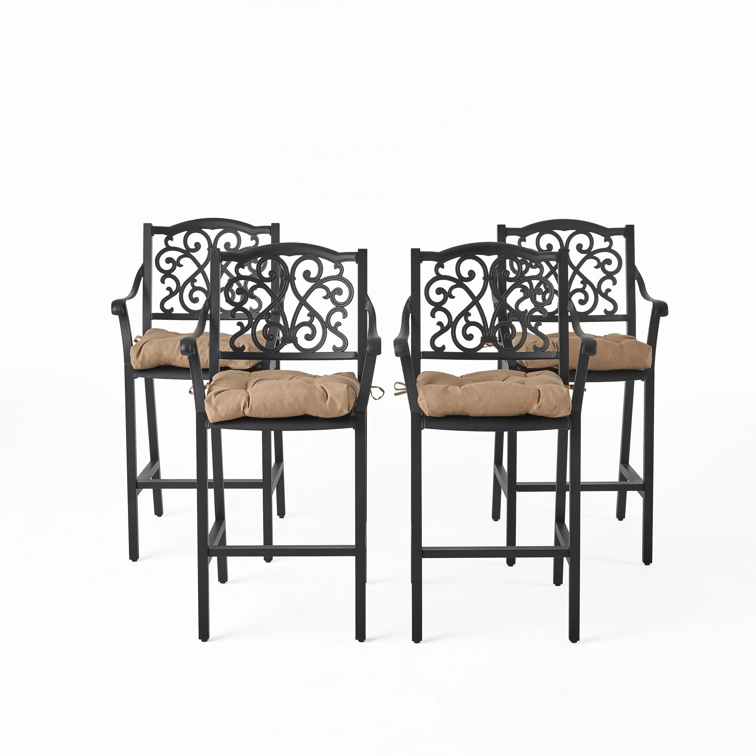 Outdoor Barstool with Cushion (Set of 4) - NH091013