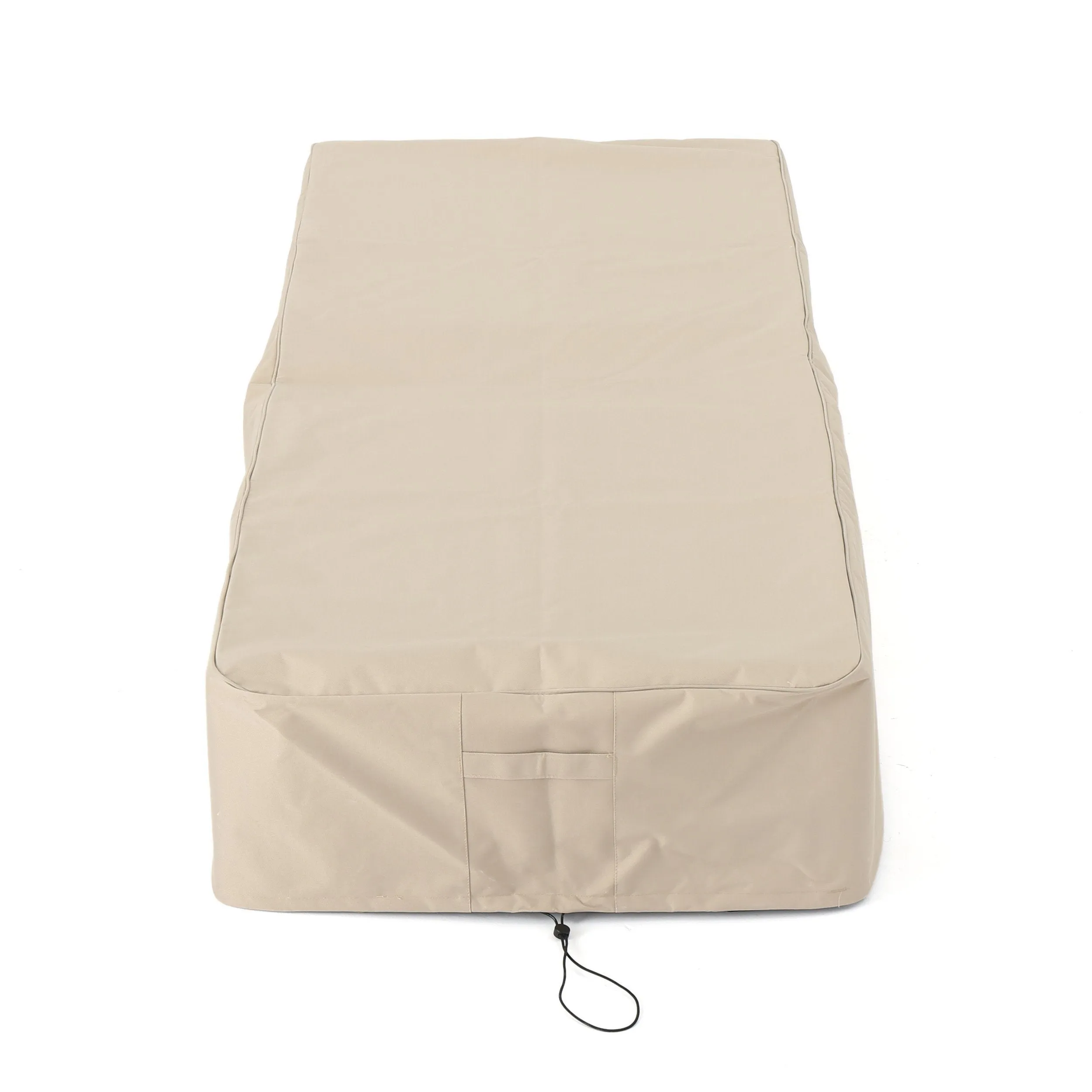 Outdoor Beige Waterproof Fabric Lounge Set Cover - NH181103