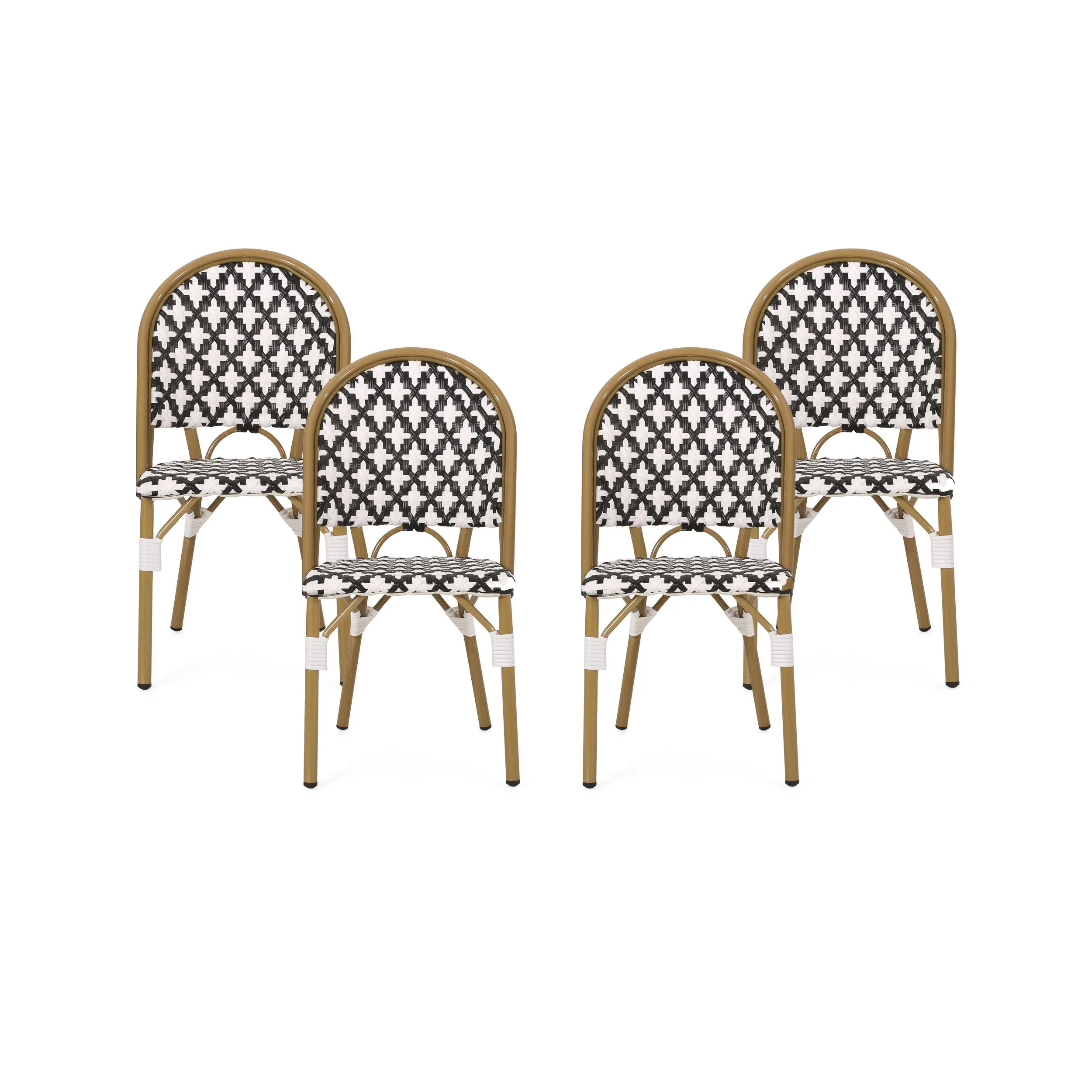 Outdoor French Bistro Chair (Set of 4) - NH062313 patio chairs, outdoor seating