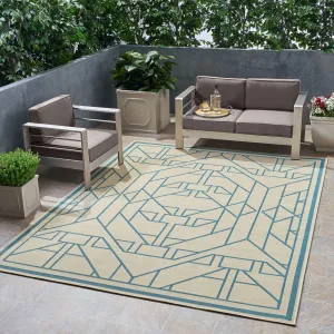 Outdoor Geometric Area Rug - NH935803 patio chairs, outdoor seating