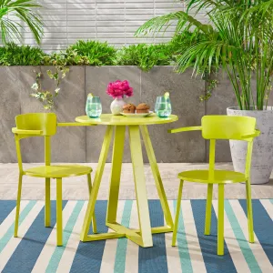 Outdoor Iron Bistro Set - NH678403 patio chairs, outdoor seating