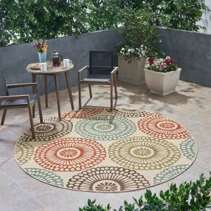 Outdoor Medallion Area Rug - NH295803 patio chairs, outdoor seating