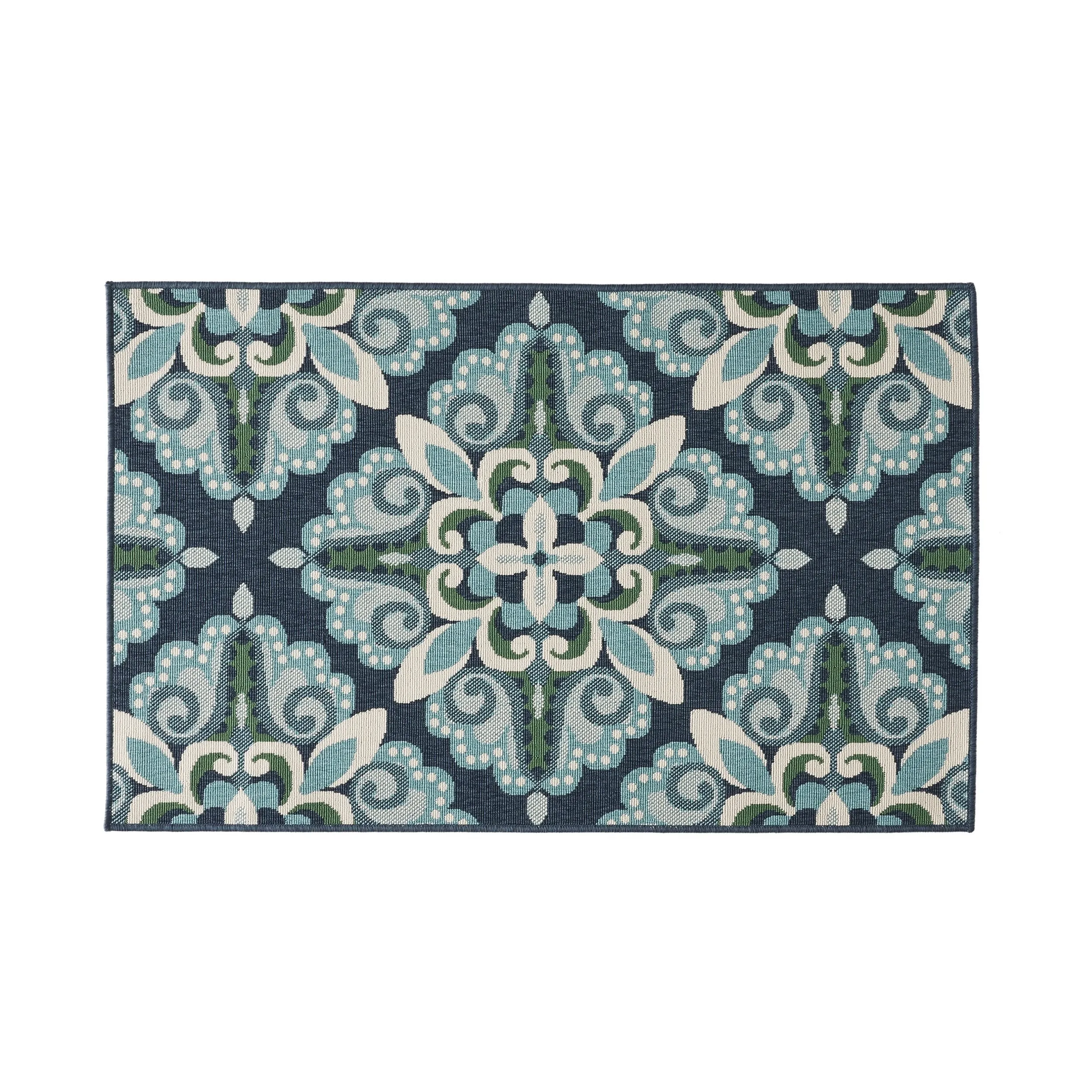 Outdoor Medallion Area Rug - NH855803