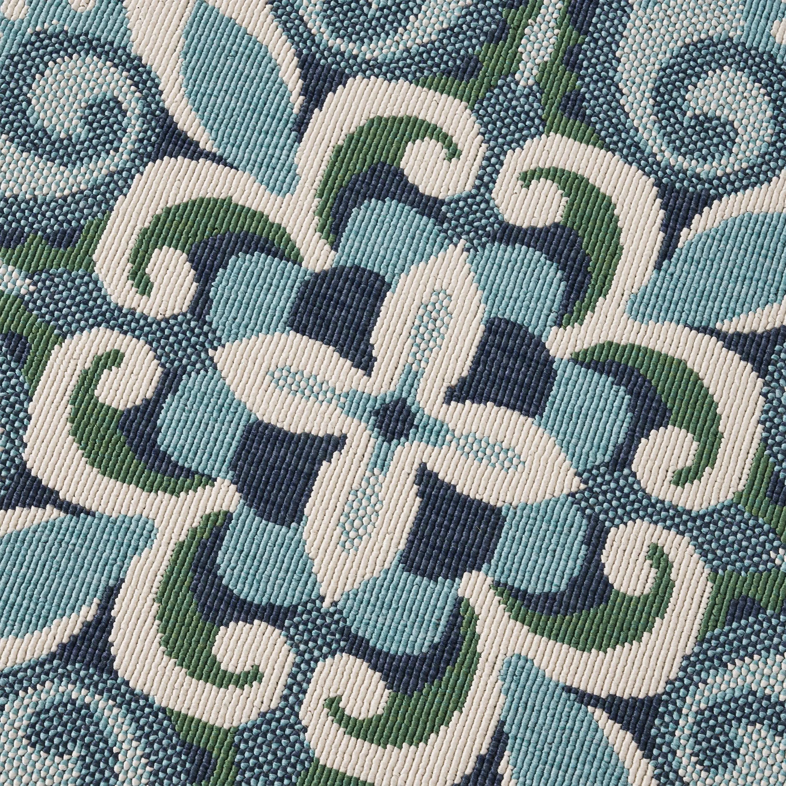 Outdoor Medallion Area Rug - NH855803