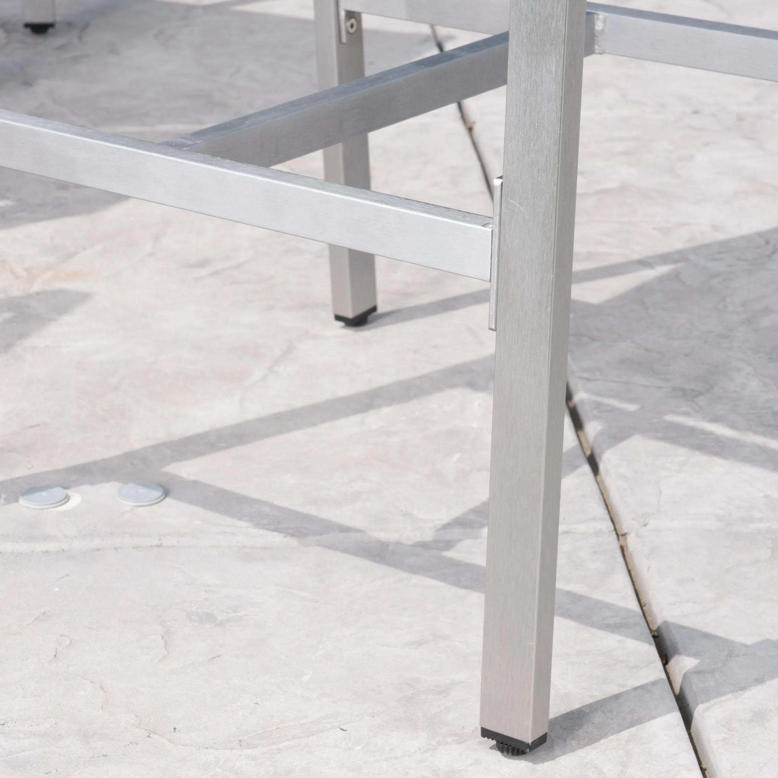 Outdoor Mesh 29.50 Inch Barstools with Rust-Proof Aluminum Frame - NH852403
