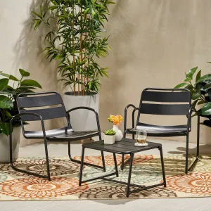 Outdoor Modern 2 Seater Chat Set - NH773113 patio chairs, outdoor seating
