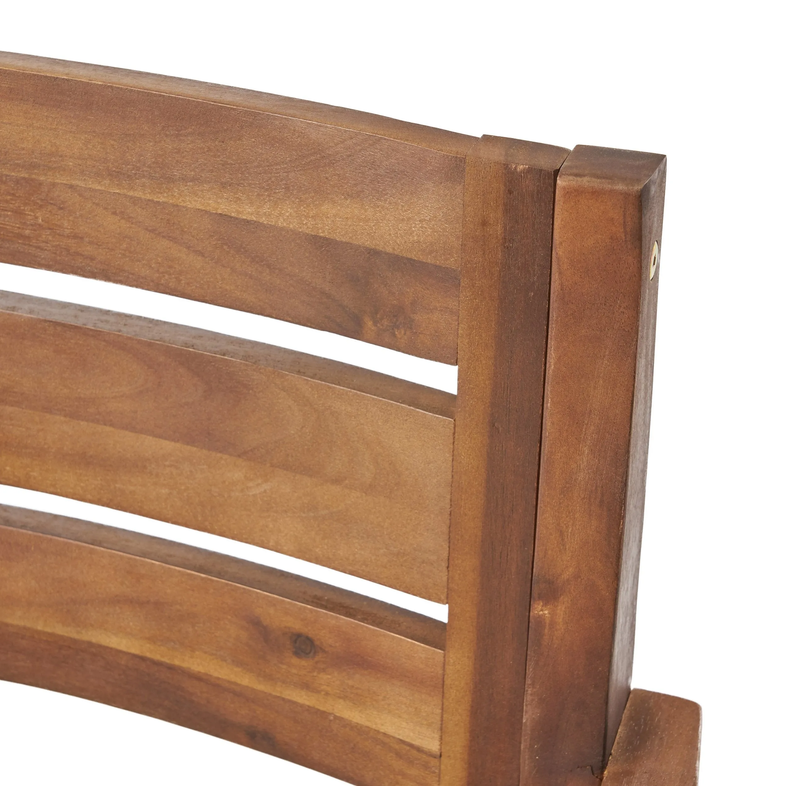 Outdoor Modern 6 Seater Acacia Wood and Iron Planter Dining Set - NH937903