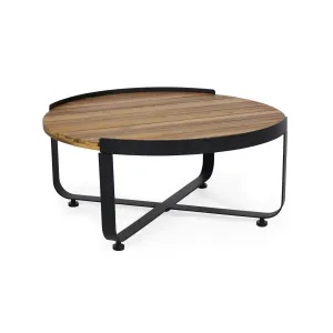 Outdoor Modern Industrial Acacia Wood Coffee Table - NH751313 patio chairs, outdoor seating