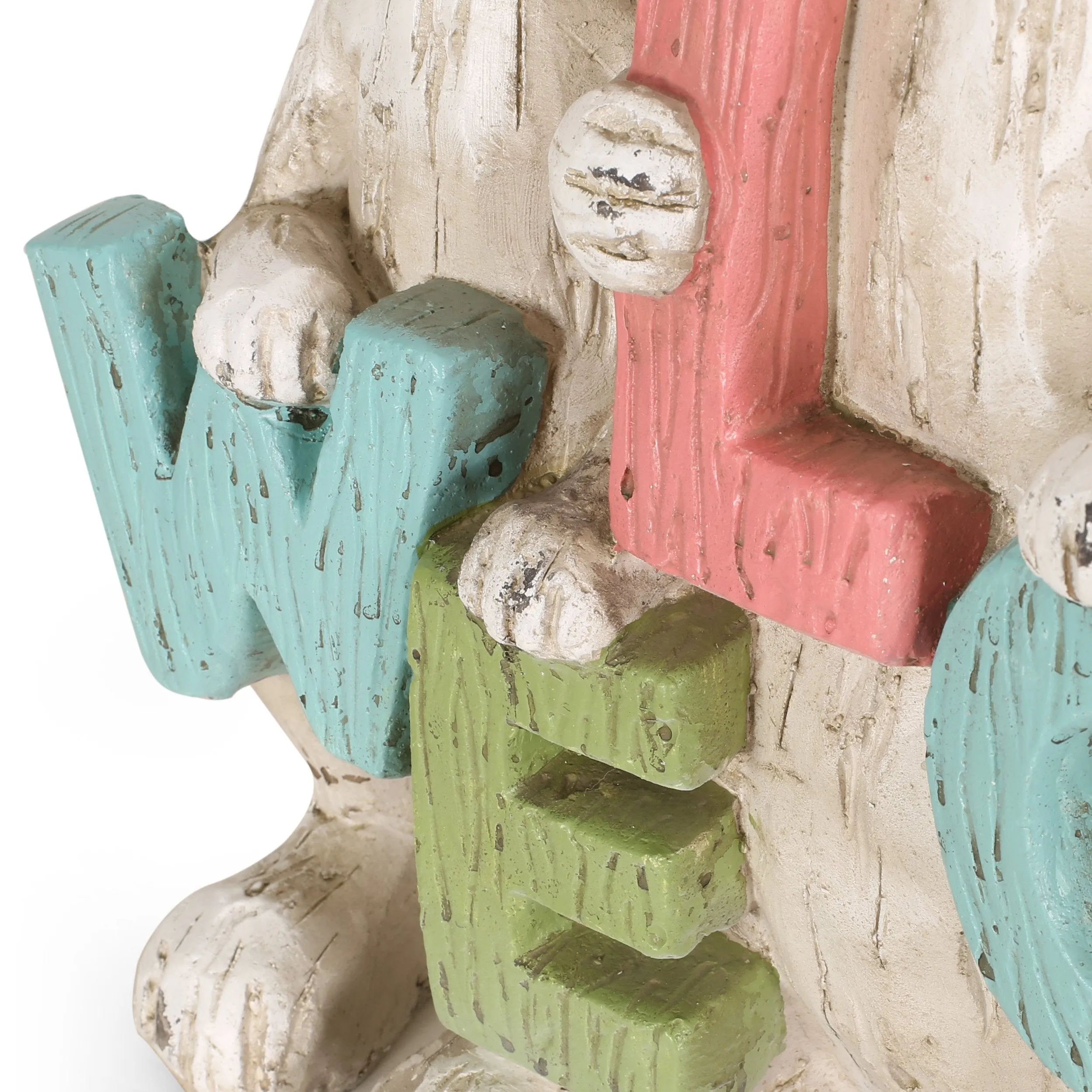 Outdoor Rabbit Family Garden Statue, Multi-Colored - NH299413