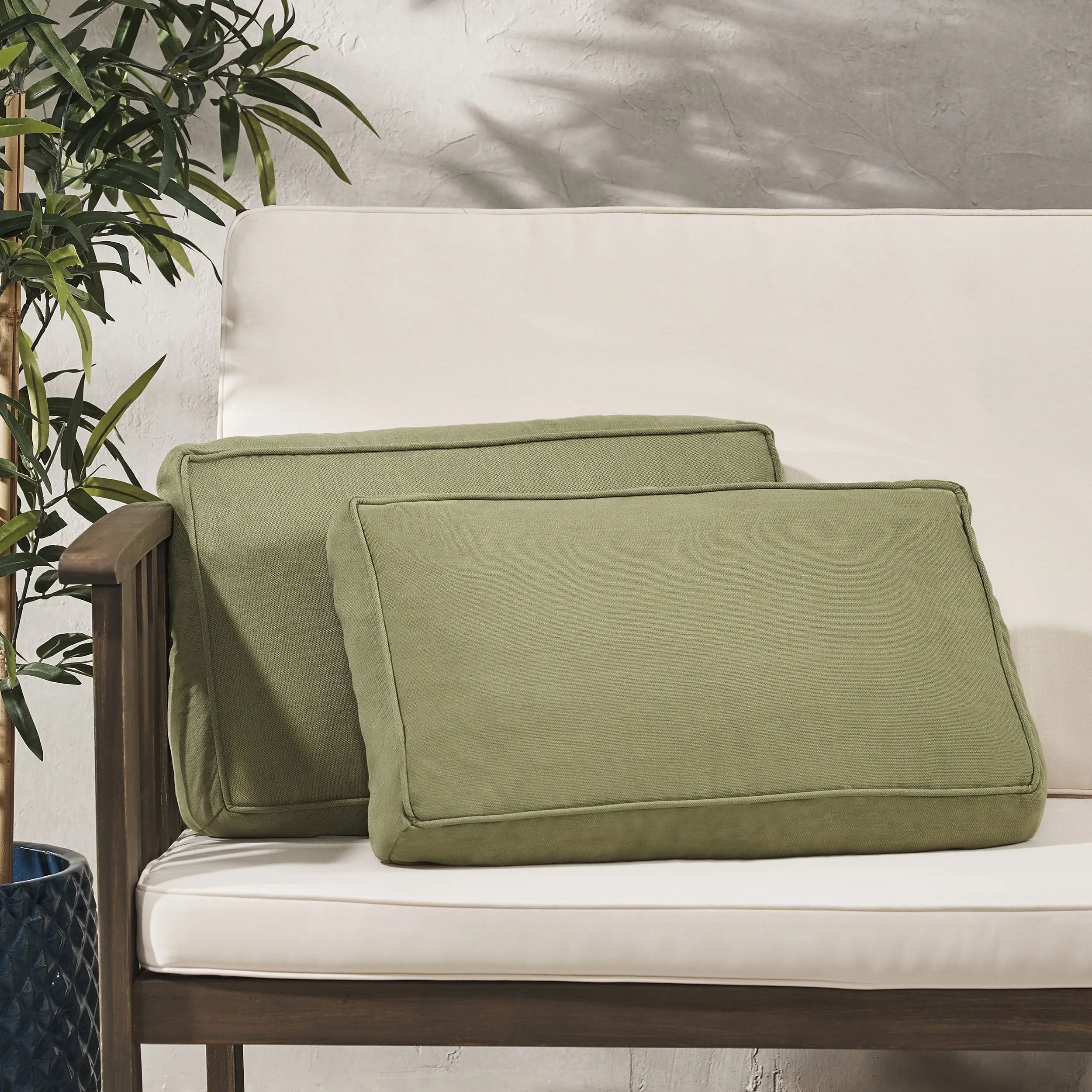 Outdoor Rectanglular Water Resistant 12"x20" Lumbar Pillows - NH079703