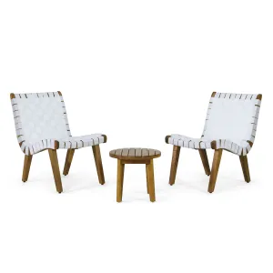 Outdoor Rope Weave Chat Set - NH402413 patio chairs, outdoor seating