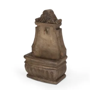 Outdoor Single Spout Fountain, Light Brown - NH057413 patio chairs, outdoor seating
