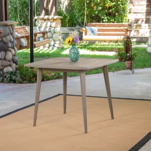 Outdoor Square Acacia Wood Dining Table with Straight Legs - NH660503 patio chairs, outdoor seating