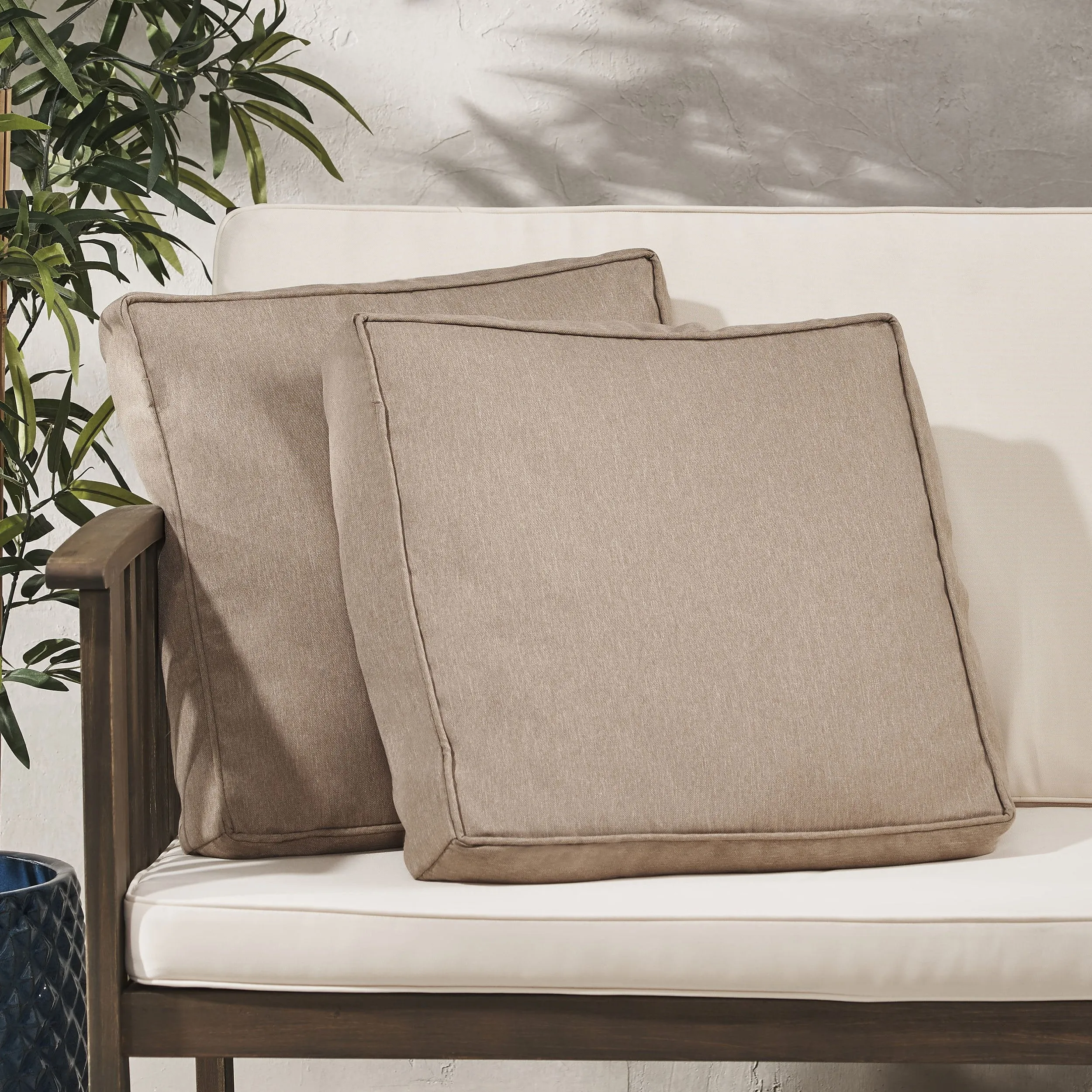 Outdoor Square Water Resistant 18" Throw Pillows - NH289703