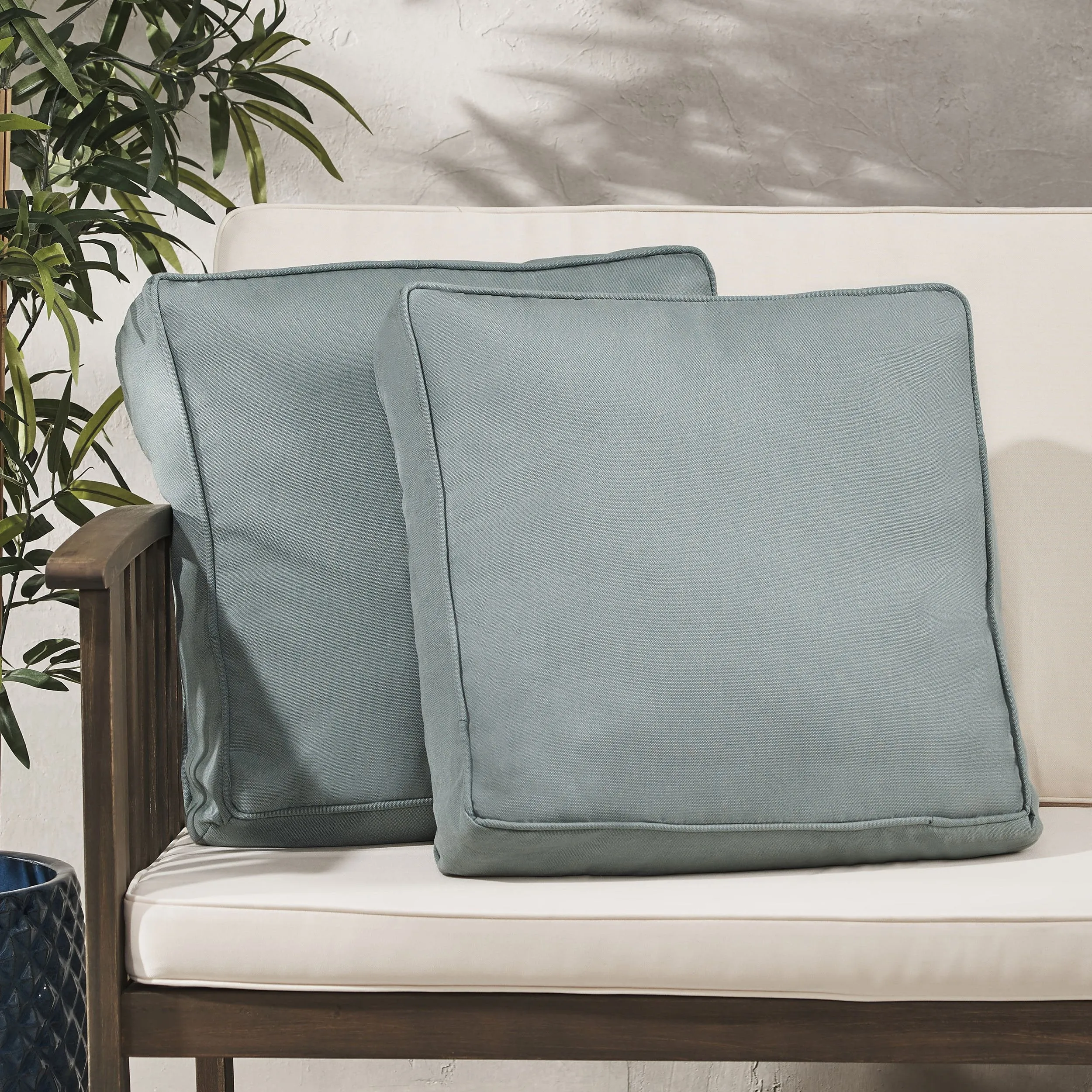 Outdoor Square Water Resistant 18" Throw Pillows - NH289703