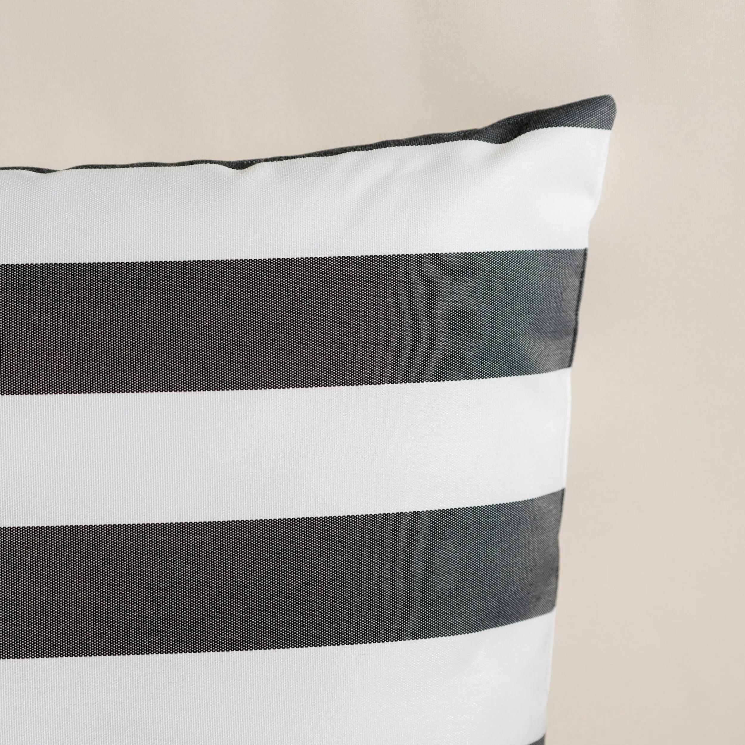 Outdoor Striped Water Resistant Square Throw Pillows - Set of 4 - NH599203