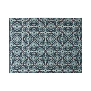 Outdoor Trellis Area Rug, Navy and Blue - NH095803 patio chairs, outdoor seating