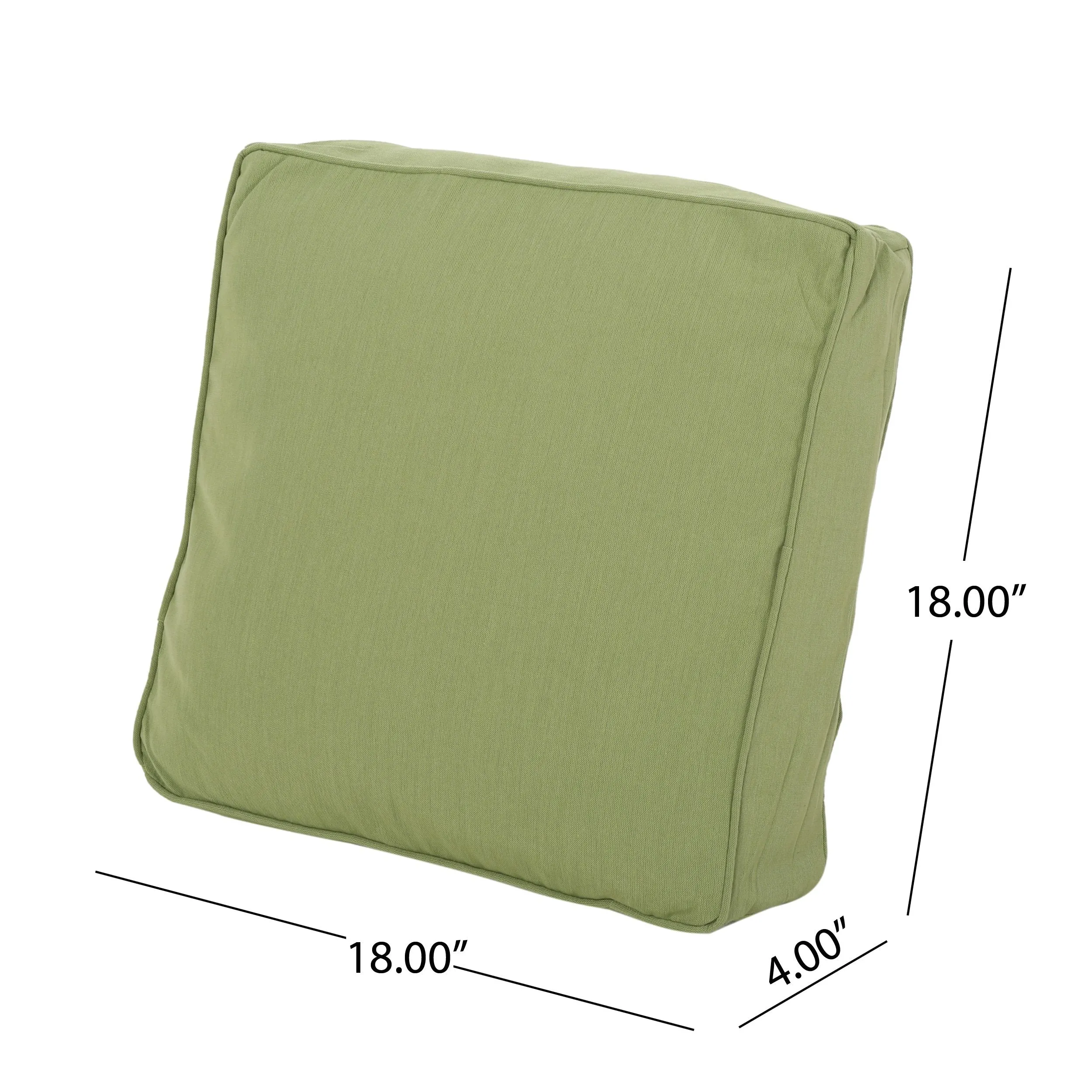 Outdoor Water Resistant 6X3 Lounger Bean Bag and 18" Throw Pillows Set - NH250803