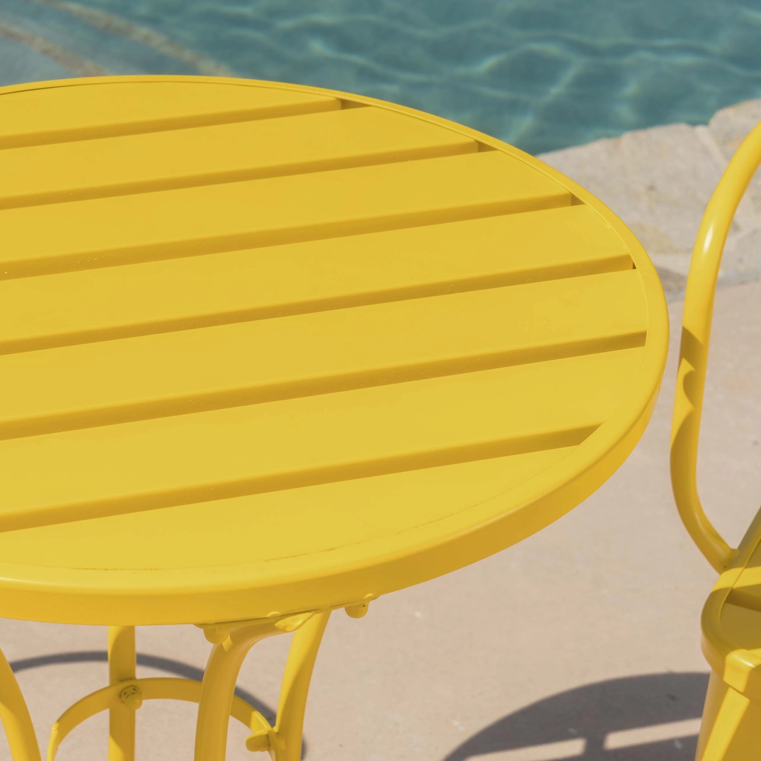 Outdoor 3 Piece Iron Bistro Set - NH350103