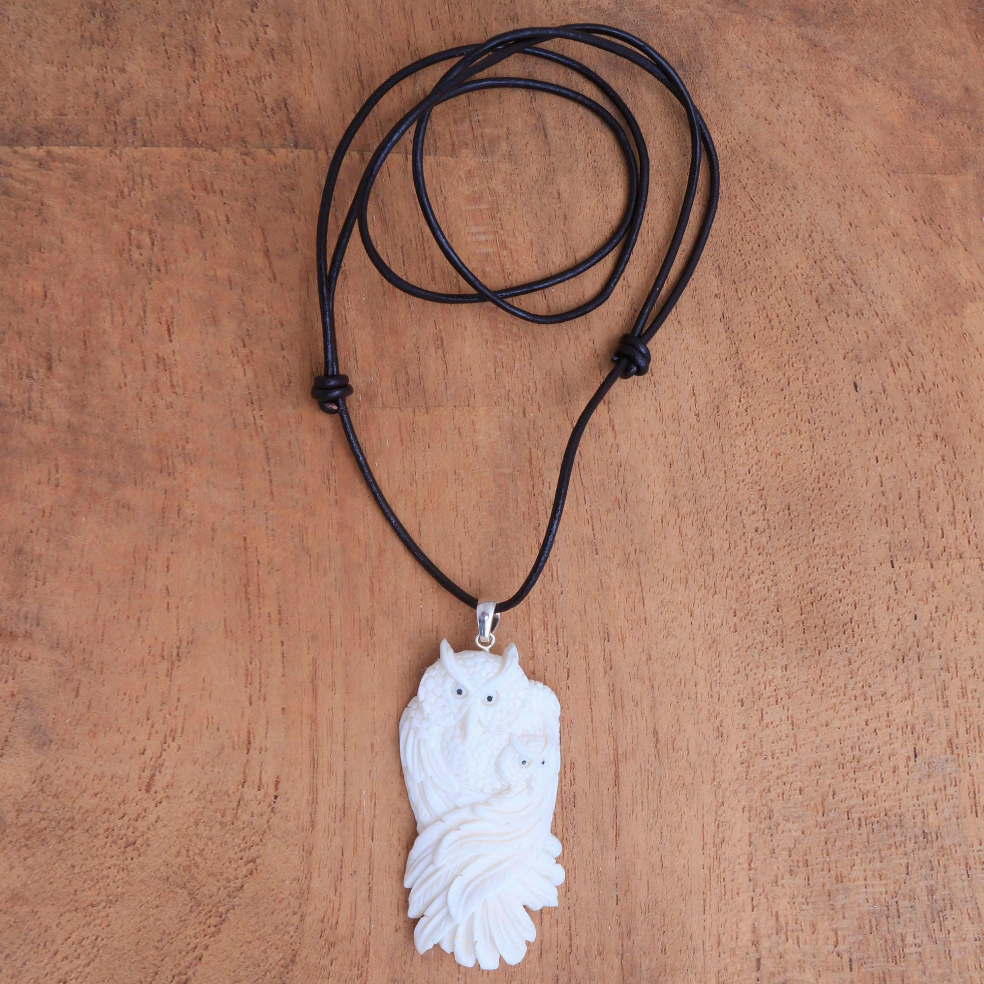 Owl Affection Pendant Necklace