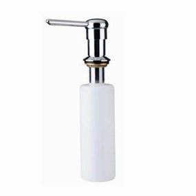 Ozwashroom Bench top Soap Dispenser Chrome Pusher Button ZC3-350 Shower Curtain,Bath Curtain