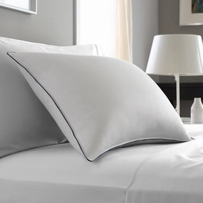 Pacific Coast Classic Soft Pillow - White/Blue Cord pillows,bed pillow,sleeping cushion