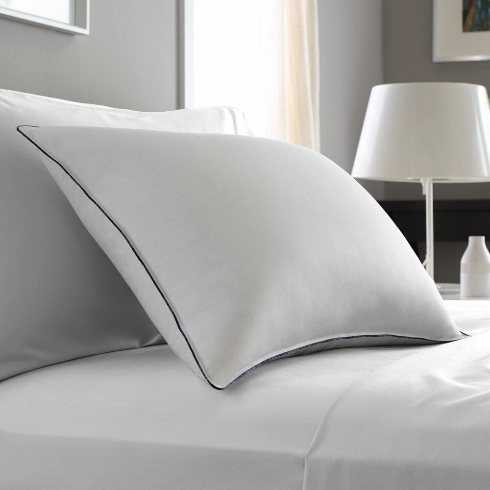 Pacific Coast Classic Soft Pillow - White/Blue Cord pillows,bed pillow,sleeping cushion
