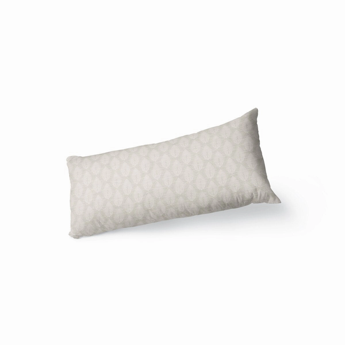 PALMETTO TAUPE Body Pillow By Kavka Designs - Taupe Ivory